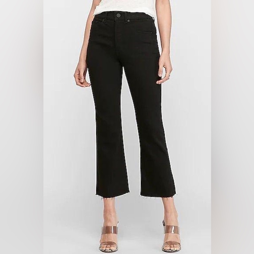 Express Cropped Flare Jeans